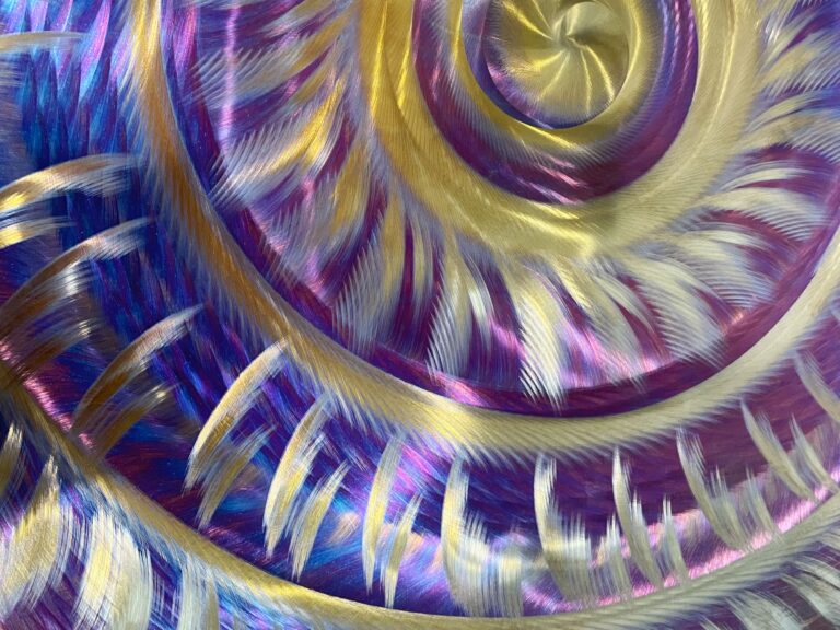 Grotta Sonora Deep Gong – Purple Thousand Petals 86cm