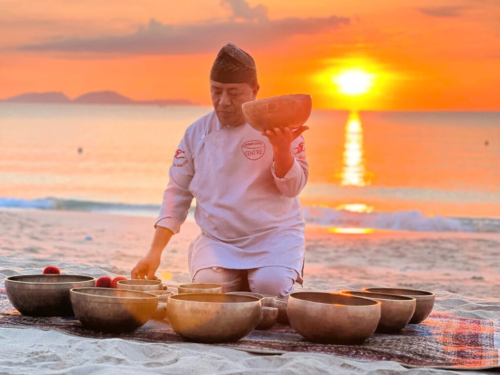 Santa Ratna Shakya Master Singing Bowl Artisan