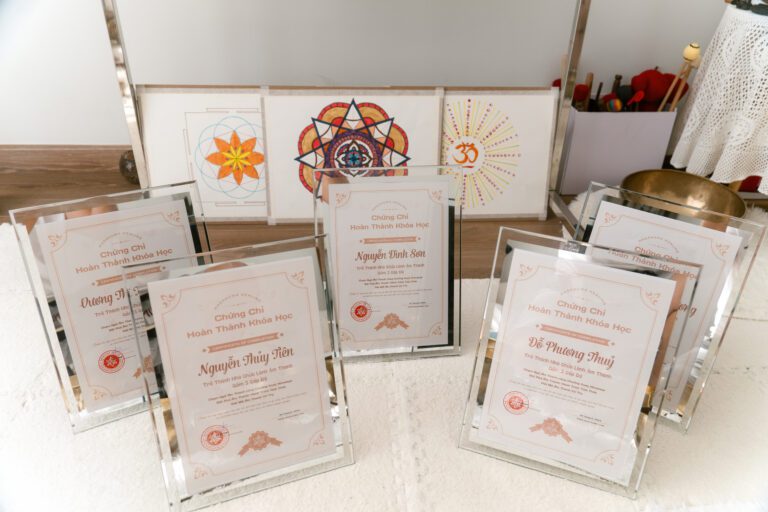 Bằng khen hoàn thành khóa học âm thanh