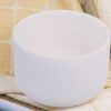 11-White Frosted Crystal Singing Bowl 02 Chuông thạch anh 11 inch Màu Trắng (White Frosted) CDEFGAB