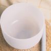11-White Frosted Crystal Singing Bowl 03 Chuông thạch anh 11 inch Màu Trắng (White Frosted) CDEFGAB