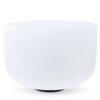 11-White Frosted Crystal Singing Bowl 05 Chuông thạch anh 11 inch Màu Trắng (White Frosted) CDEFGAB