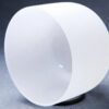 12-White Frosted Crystal Singing Bowl 04 Chuông thạch anh 12 inch Màu Trắng (White Frosted) CDEFGAB