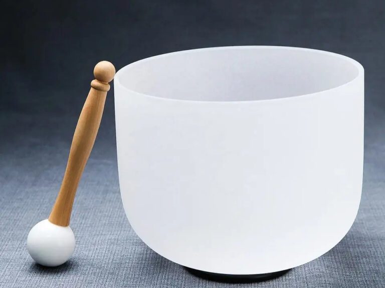 Chuông thạch anh 12 inch Màu Trắng (White Frosted) CDEFGAB