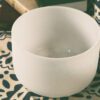 12-White Frosted Crystal Singing Bowl 07 Chuông thạch anh 12 inch Màu Trắng (White Frosted) CDEFGAB