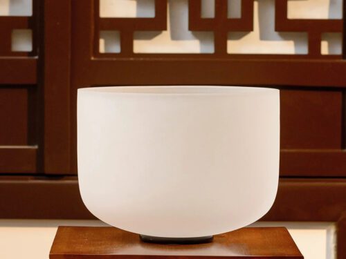 Chuông thạch anh 13 inch Màu Trắng (White Frosted) CDEFGAB