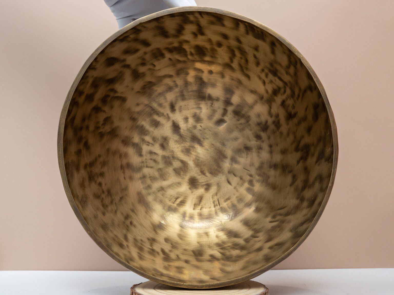 Chuông Xoay Himalaya Màu Cọp Khắc Full Moon | A2# | Ø28cm | 2.16kg