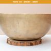 Chuông Xoay Himalaya Vàng Trơn Note D3# | Ø23cm | 1.45kg
