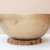 Chuông Xoay Himalaya Vàng Trơn Note D3# | Ø23cm | 1.45kg