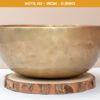 Chuông Xoay Himalaya Vàng Trơn Note A3# | Ø18cm | 0.95kg
