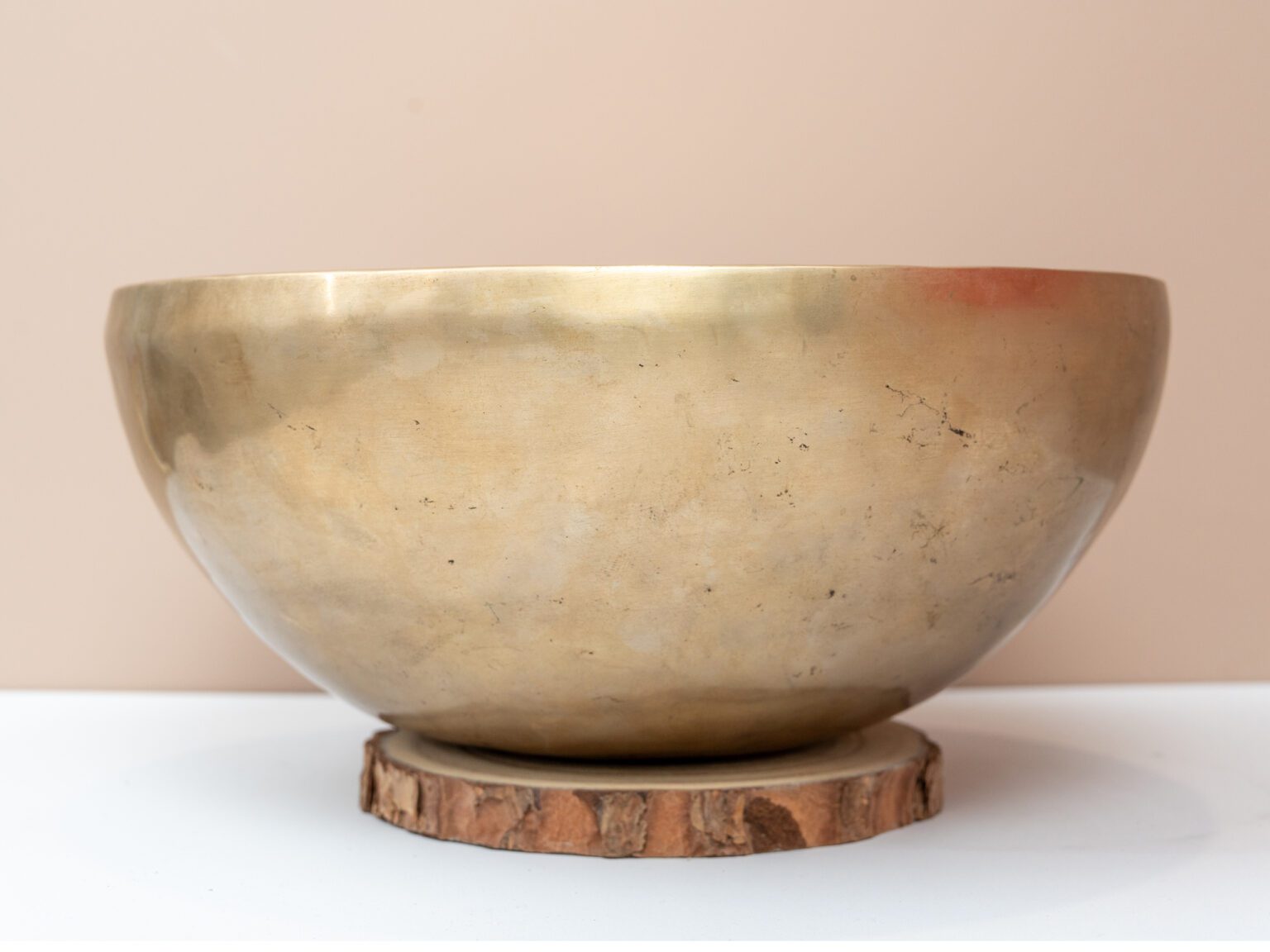 Chuông Xoay Himalaya Vàng Trơn Note C3 | Ø27cm | 1.62kg