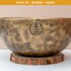 05.02.20260074 Chuông Xoay Himalaya Màu Cọp Khắc Full Moon | F3# | Ø20.5cm | 1.05kg