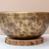 05.02.20260075 Chuông Xoay Himalaya Màu Cọp Khắc Full Moon | F3# | Ø20.5cm | 1.05kg