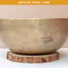 Chuông Xoay Himalaya Vàng Trơn Note A3 | Ø21cm | 1.4kg
