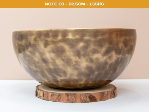 Chuông Xoay Himalaya Màu Cọp Trơn | E3 | Ø22.5cm | 1.55kg