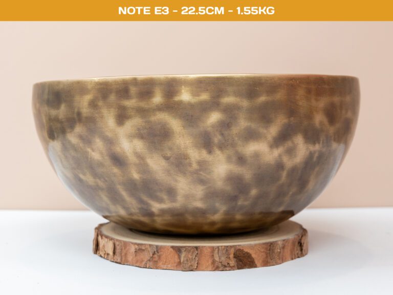 Chuông Xoay Himalaya Màu Cọp Trơn | E3 | Ø22.5cm | 1.55kg