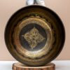 Chuông Xoay Himalaya Vàng Khắc Chú Om Mani Padme Hum | A3# | Ø19.5cm | 1.1kg