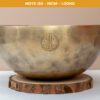 Chuông Xoay Himalaya Full Moon Vàng | G3# | Ø19cm | 1kg