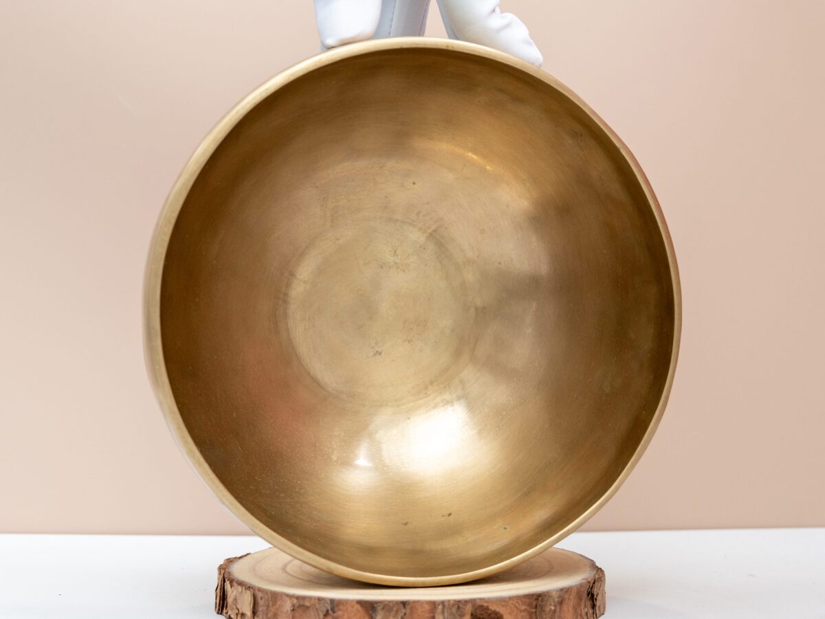 Chuông Xoay Himalaya Full Moon Vàng | G3# | Ø19cm | 1kg