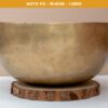 05.02.20260118 Chuông Xoay Himalaya Vàng Trơn Note F3# | Ø19.5cm | 1.12kg