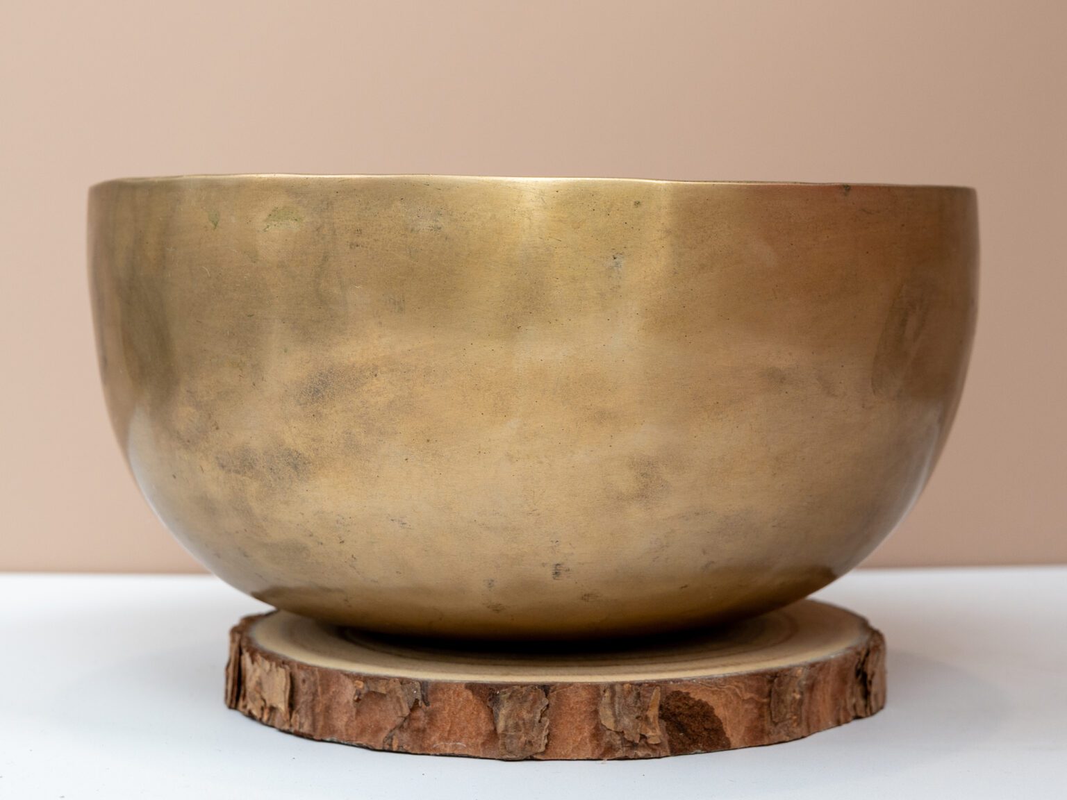 Chuông Xoay Himalaya Vàng Trơn Note F3# | Ø19.5cm | 1.12kg