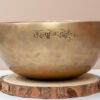 Chuông Xoay Himalaya Vàng Khắc Full Moon | D4# | Ø15.5cm | 0.7kg