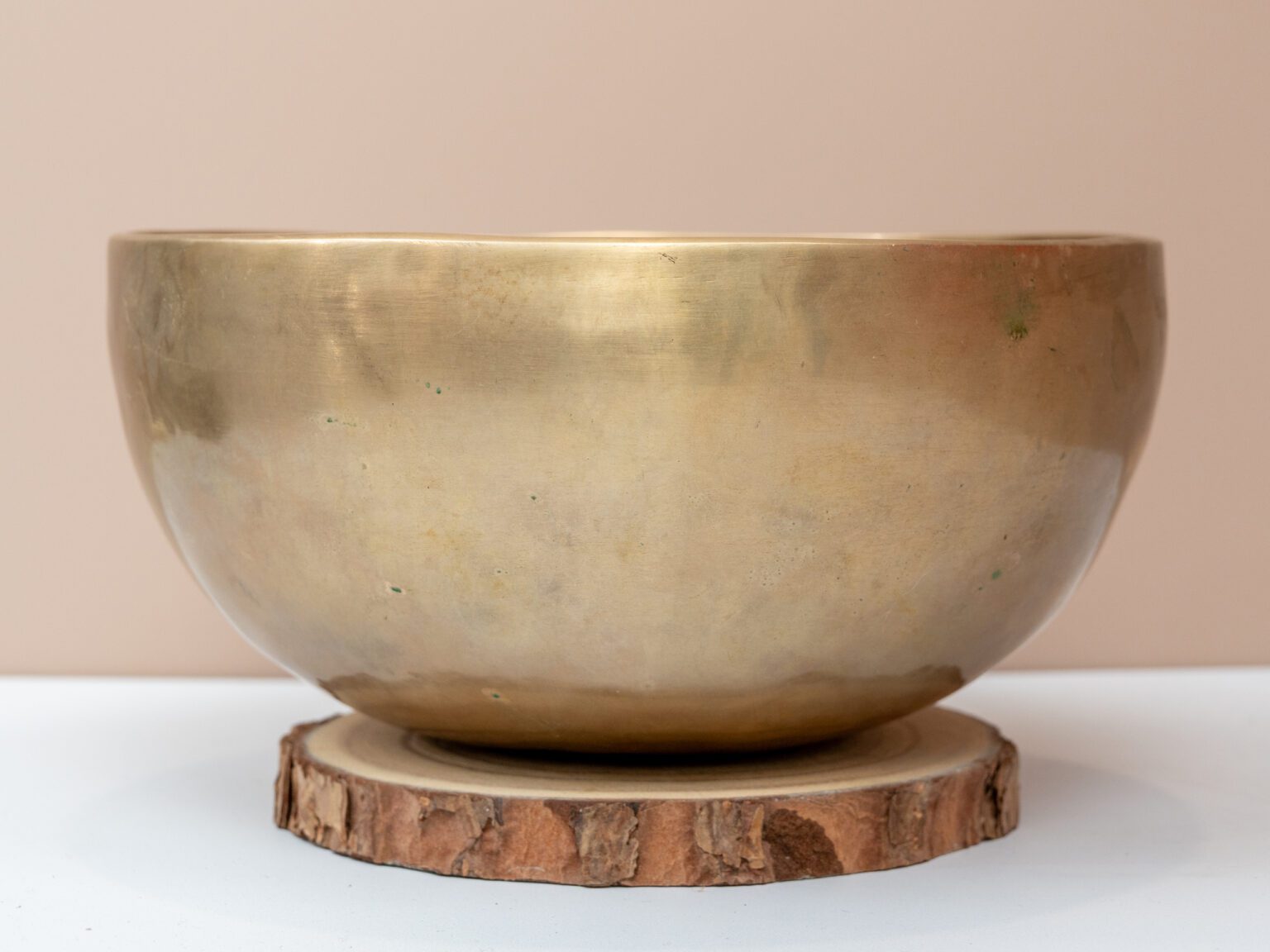 Chuông Xoay Himalaya Vàng Trơn Note F3 | Ø20.5cm | 1.22kg