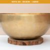 Chuông Xoay Himalaya Vàng Trơn Note D3 | Ø22cm | 1.52kg