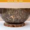 Chuông Xoay Himalaya Màu Cọp Khắc Full Moon | D3# | Ø22cm | 1.45kg