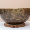 Chuông Xoay Himalaya Màu Cọp Khắc Full Moon | D3# | Ø22cm | 1.45kg