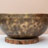 Chuông Xoay Himalaya Màu Cọp Khắc Full Moon | E3 | Ø22.5cm | 1.66kg