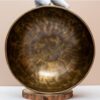 Chuông Xoay Himalaya Màu Cọp Khắc Full Moon | E3 | Ø22.5cm | 1.66kg