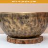 Chuông Xoay Himalaya Màu Cọp Khắc Full Moon | F3# | Ø20.5cm | 1.2kg