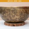 Chuông Xoay Himalaya Màu Cọp Khắc Full Moon | E3 | Ø22cm | 1.6kg