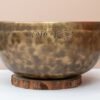 Chuông Xoay Himalaya Màu Cọp Khắc Full Moon | E3 | Ø22cm | 1.6kg
