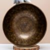 06.02.20260070 Chuông Xoay Himalaya Màu Cọp Khắc Full Moon | E3 | Ø22cm | 1.55kg