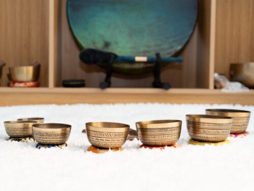 Bộ Chuông Máy Khắc Hoạ Tiết 7 Luân Xa 3.15kg - Set#2