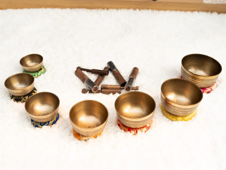 Bộ Chuông Máy Khắc Hoạ Tiết 7 Luân Xa 3.15kg - Set#2