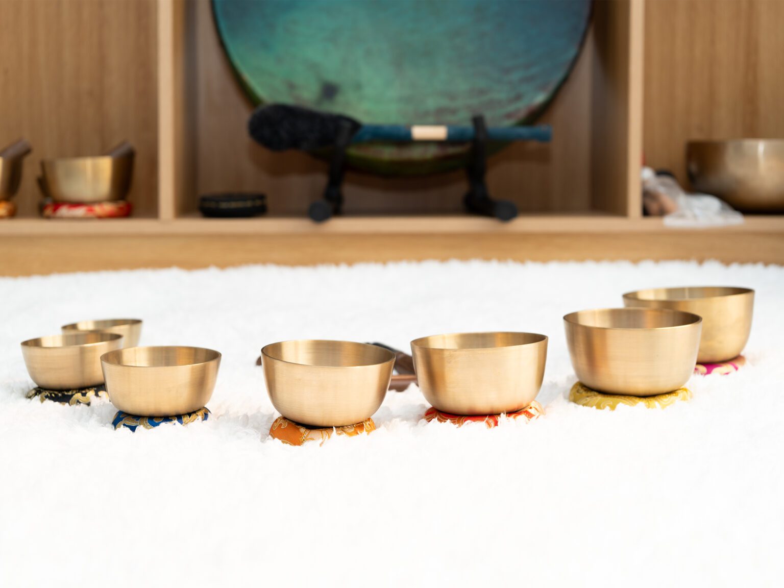 Bộ Chuông Máy Khắc Hoạ Tiết 7 Luân Xa 3.5kg – Set#1