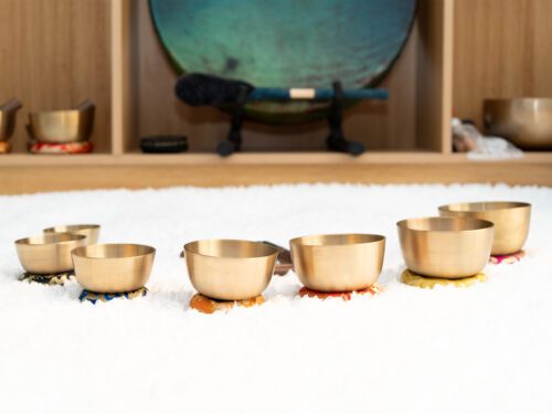 Bộ Chuông Máy Khắc Hoạ Tiết 7 Luân Xa 3.5kg – Set#1