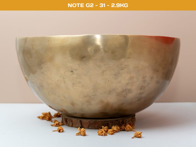 Chuông Xoay Himalaya Vàng Trơn Note G2 | Ø31cm | 2.9kg