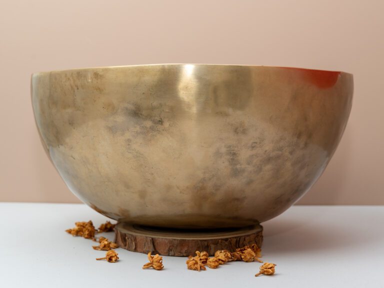 Chuông Xoay Himalaya Vàng Trơn Note G2 | Ø31cm | 2.9kg