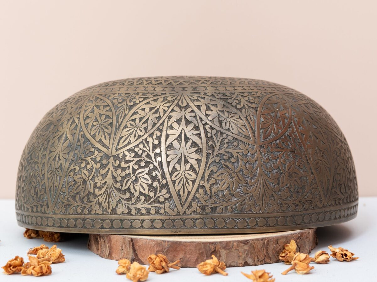 Chuông Xoay Himalaya Cổ (Antique Bowl) ~42 Năm | Note D3# | Ø 23cm | 1.70kg