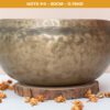 Chuông xoay Himalaya cổ Note F4 dáng Thadobati 20cm Madahuma