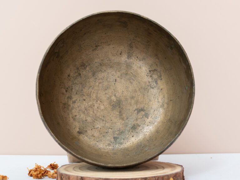 Chuông Xoay Himalaya Cổ (Antique Bowl) | E3 | Ø17cm | 0.68kg