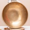 Chuông Xoay Himalaya Màu Vàng Cọp Hàng Decor | F3 | Ø23cm | 1.50kg