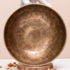 20260422-DSC00047 Chuông Xoay Himalaya Màu Vàng Khắc Full Moon Hàng Decor | D3# | Ø23cm | 1.52kg