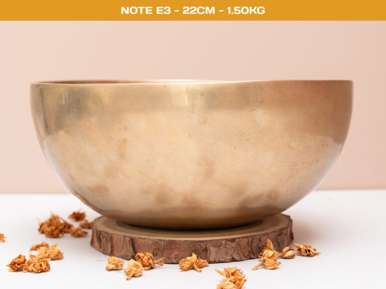 Chuông Xoay Himalaya Màu Vàng Hàng Decor | E3 | Ø22cm | 1.50kg