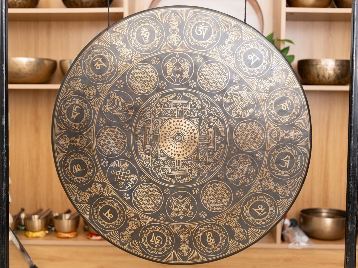 20260423-DSC00002 Gong Nepal Khắc Biểu Tượng Mandala Note D2# | Ø 70cm | 8.25kg