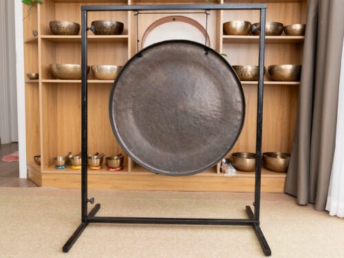 Gong Nepal Khắc Biểu Tượng Mandala Note D2# | Ø 70cm | 8.25kg
